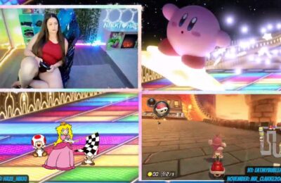 Nikki_Haze Powers Up In Mario Kart