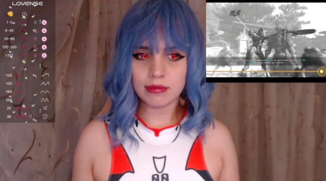 _Marcelline_ Fights Through Hordes Of Demons As Rei Ayanami