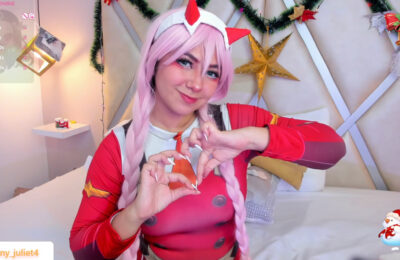 Anylewis Shows Off Her Cute And Colorful Zero Two Cosplay