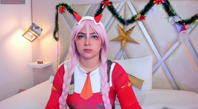 Anylewis Shows Off Her Cute And Colorful Zero Two Cosplay