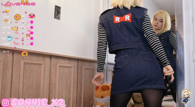 Sunny_Sonnie's Stylish Android 18 Cosplay