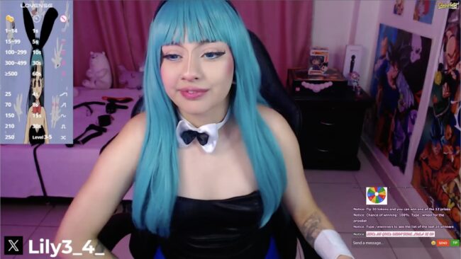 Lyli3_4 Bounces In As Bunny Bulma