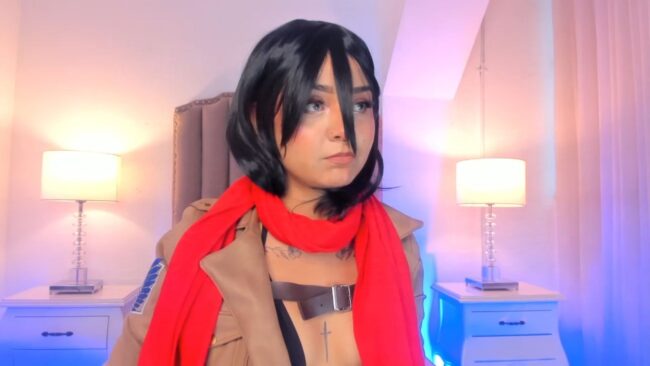 The Kick-Ass Style Of Emma_Torres__ As Mikasa_Ackerman