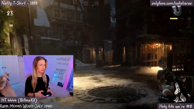 Natalia_Rae Fights Off A Horde Of Zombies