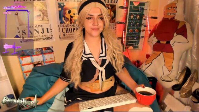 Cristin_blue Becomes A Very Stylish Babydoll