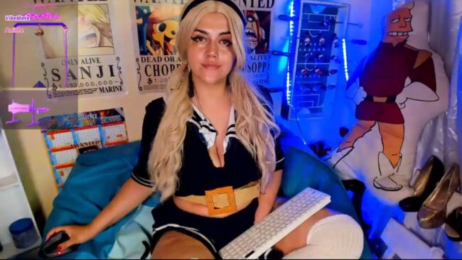 Cristin_blue Becomes A Very Stylish Babydoll