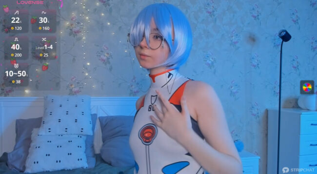 Nora_Failure Pilots Her Cosplay Show As Rei Ayanami