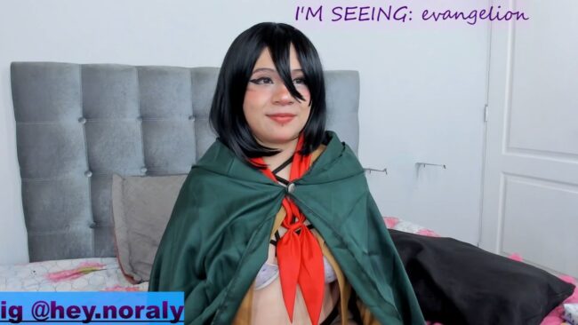 Hey_noraly Fights Off The Titans As Mikasa Ackerman