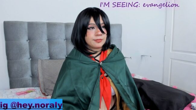 Hey_noraly Fights Off The Titans As Mikasa Ackerman