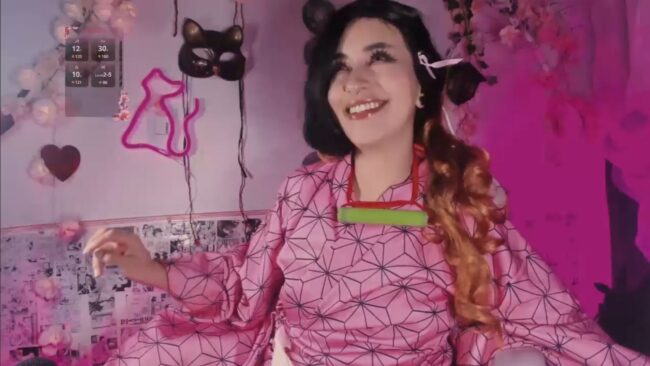 The_Kitty_Roxy Serves Up A Cute Nezuko Cosplay