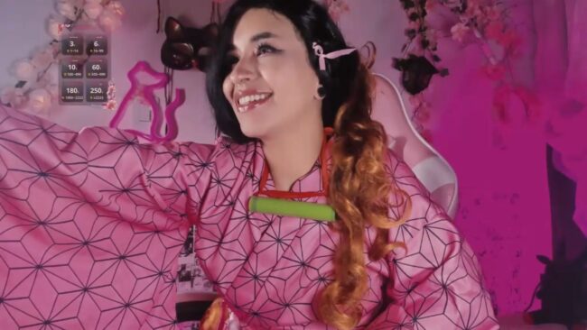 The_Kitty_Roxy Serves Up A Cute Nezuko Cosplay