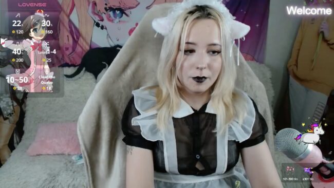 Minnequeen Is Maid For Kittenish Things