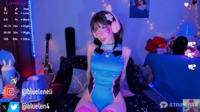 Bluelen Cosplays To Win As D.Va