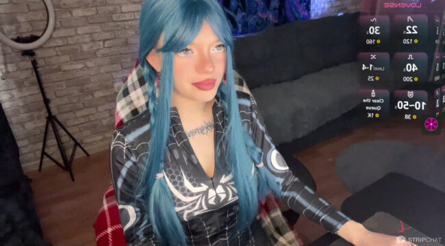 Eva-miller1 Swings Into Her Symbiote Suit