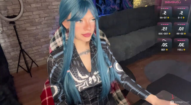 Eva-miller1 Swings Into Her Symbiote Suit