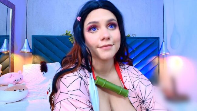 Pamelajons_ Joins Demon Slayer With Her Nezuko Style