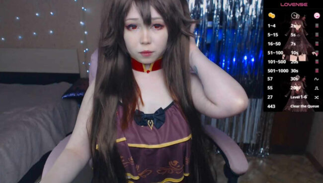 Vanessaamixx's Cute Hu Tao Cosplay