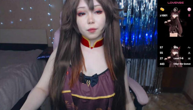 Vanessaamixx's Cute Hu Tao Cosplay