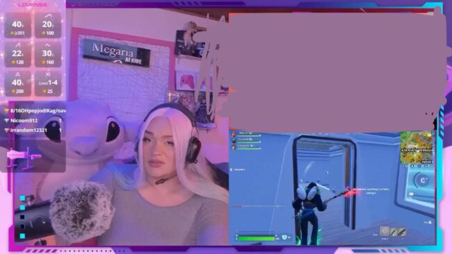 Megaria_Blum Readies To Drop In Fortnite