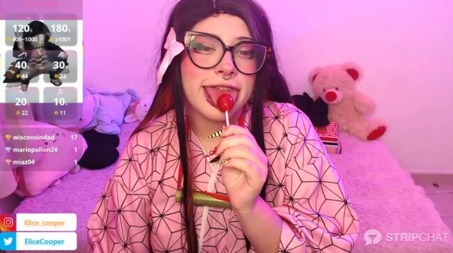 Elice_cooper_'s Sweet Nezuko Cosplay Show