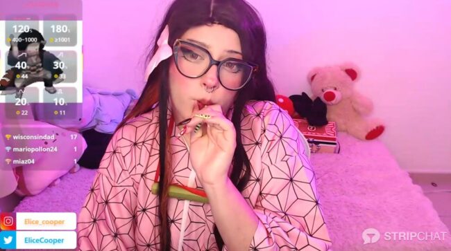 Elice_cooper_'s Sweet Nezuko Cosplay Show