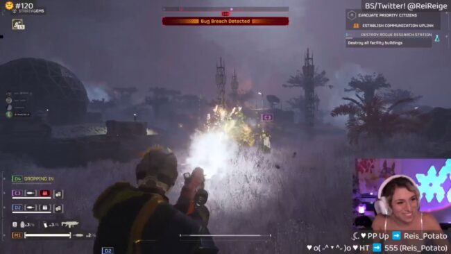 Reige Spreads Democracy And Freedom In Helldivers II