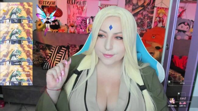 Cannddyy_new Enters The World Of Naruto As Tsunade