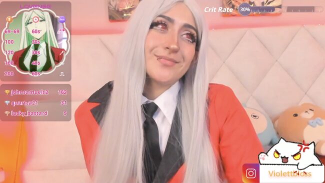 Violettbloss Transforms Into Sachiko Juraku