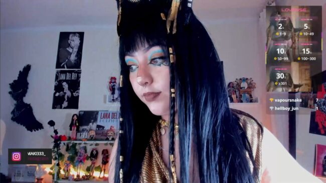 Makii_33 Is A Stunning Egyptian Goddess