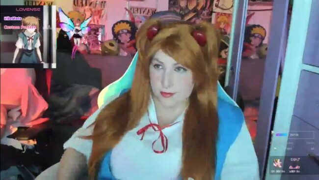 Cannddyy_new's Cute And Stylish Asuka Cosplay Show