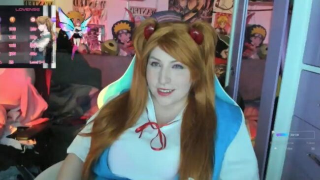 Cannddyy_new's Cute And Stylish Asuka Cosplay Show