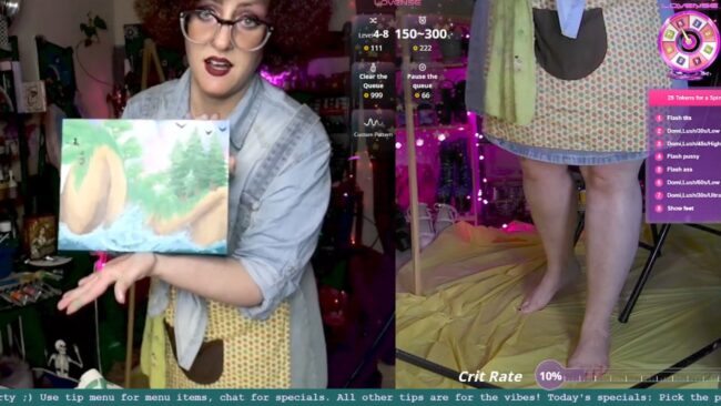 LadyMarzanna Presents: A Boob Ross Painting PJ Party