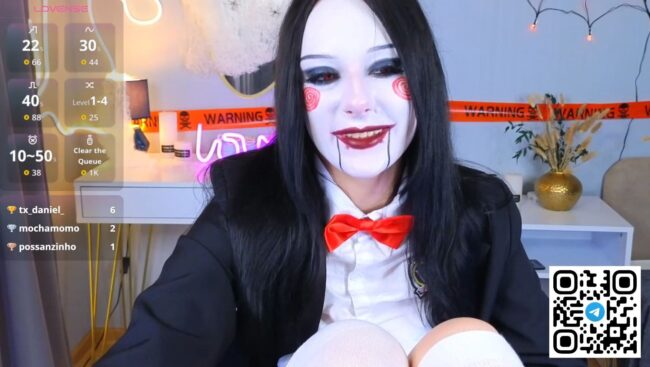 _Amy_luna_'s Billy The Puppet Arrives To Play A Game