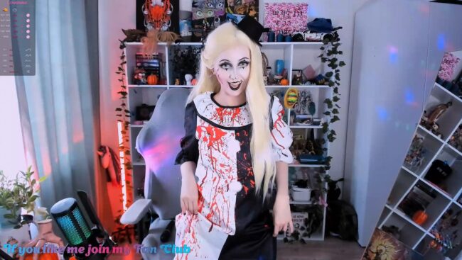 It's A Terrific Terrifier Halloween With Ohclementinee As Art The Clown