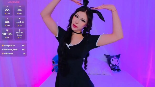 Venomeowww_ Shows Off Her Hoppin' Bunny Style