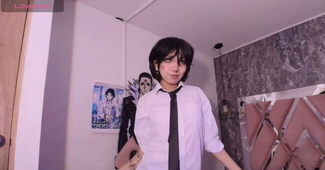 Terraelowen Strikes An Iconic Pose As Chrollo Lucilfer