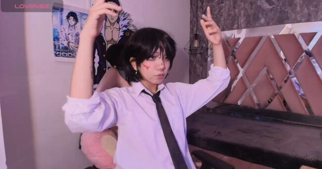 Terraelowen Strikes An Iconic Pose As Chrollo Lucilfer