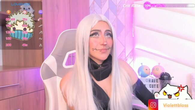 Violettbloss Shows Off Her Cool Toge Inumaki Cosplay