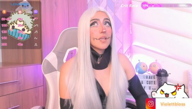 Violettbloss Shows Off Her Cool Toge Inumaki Cosplay