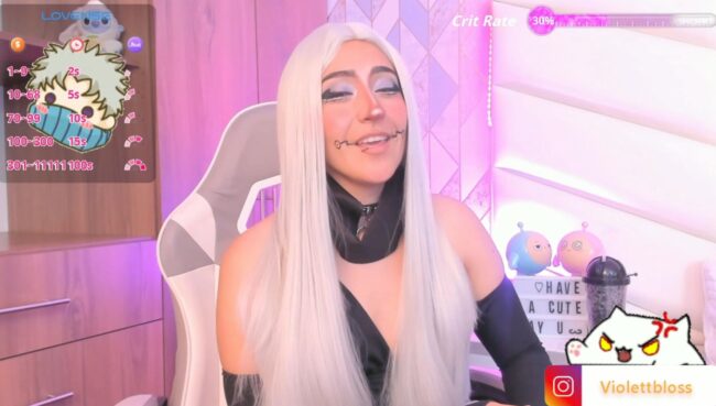 Violettbloss Shows Off Her Cool Toge Inumaki Cosplay