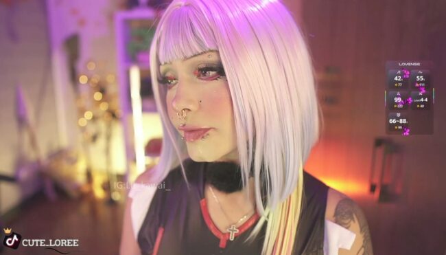 Pinkloly69 Goes Cyberpunk With Her Lucy Cosplay