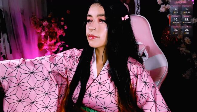 The_Kitty_Roxy Serves Up A Cute Nezuko Cosplay