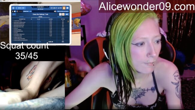 Alicewonder09 Powerwashes The Subway