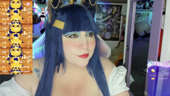 Cannddyy_new Transforms Into Ankha