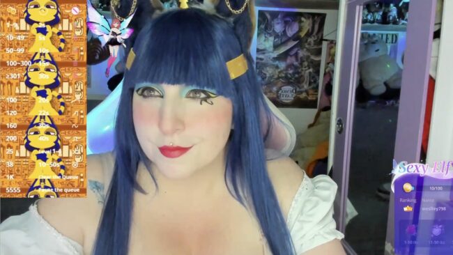 Cannddyy_new Transforms Into Ankha