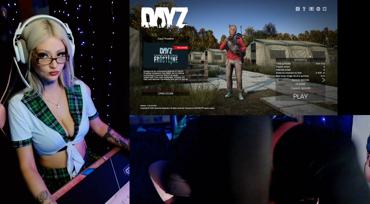 Sexy Schoolgirl BADDOLL Gathers Resources In DayZ