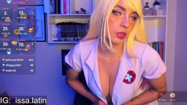 Sexy Nurse Issa_latin Has All The Right Medicine