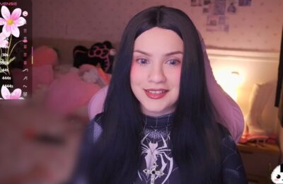 Angelytaxx Shows Off Her Symbiote Suit