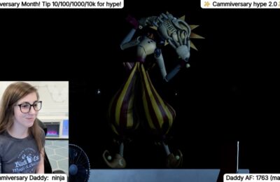 TheSharkQueen Tries Not To Scare Herself In FNAF