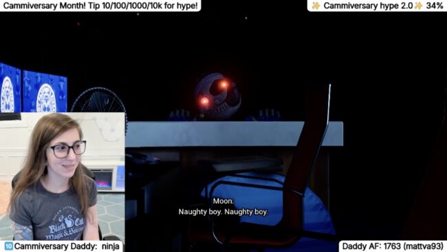 TheSharkQueen Tries Not To Scare Herself In FNAF